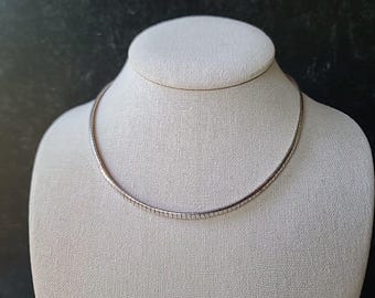 18インチ 7 mm、ヴィンテージ イタリアン スターリング シルバー 925