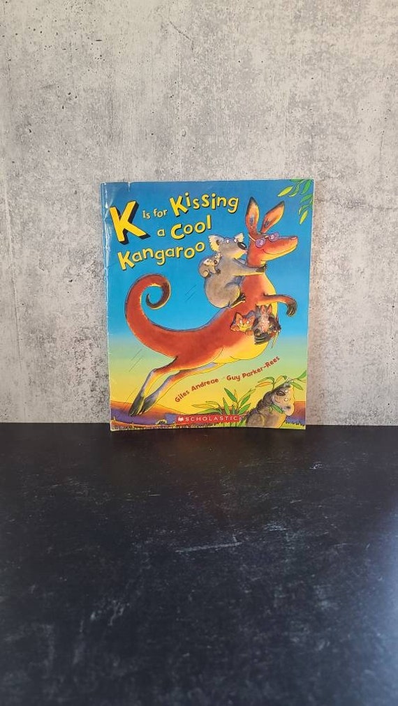 K is for Kissing a Cool Kangaroo Book, Giles Andreae 2004 - Etsy