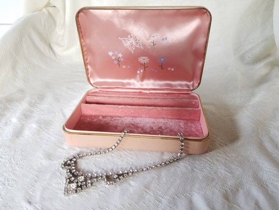 Glamorous Rhinestone Necklace, Vintage Wedding Ne… - image 1