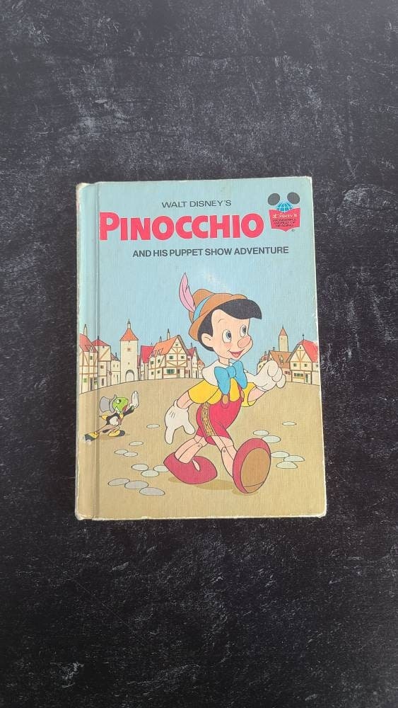 ヴィンテージ ウォルト・ディズニーのピノキオ絵本、1973年 - Etsy 日本