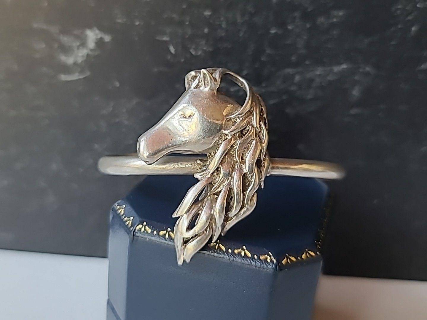 アクセサリー vintage Silver Horse Cuff Bracelet 925 Sterling Silver Horse Cuff Bracelet Vintage Mexico - Etsy New