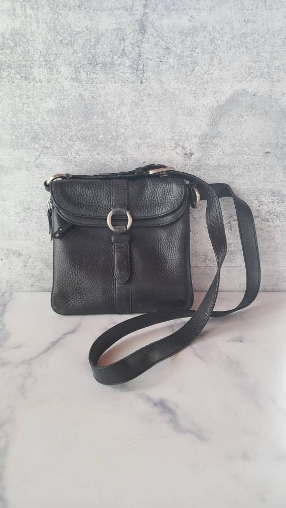 Black Leather Cole Haan Handbag