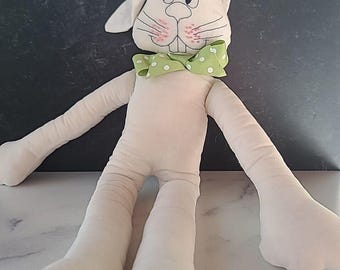 Handmade Vintage Stuffed Bunny Rabbit