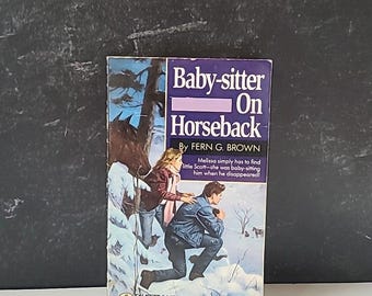 Baby-sitter On Horseback By Fern G. Brown Paperback