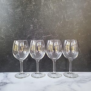 Clear Wine Glasses Set Of Four