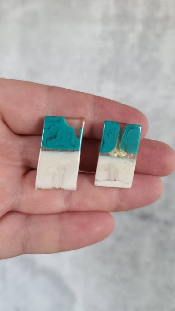 Vintage Plastic Clip-on Earrings