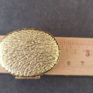 Vintage Textured Gold Oval Locket image 10