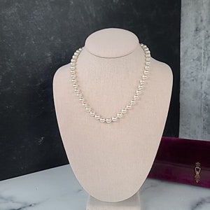 Vintage Faux Pearl Beaded Necklace