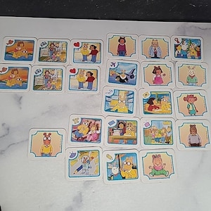 Juego de combinación Arthur 1997 vintage, NO COMPLETO
