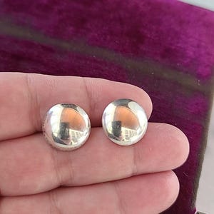 925 Sterling Silver Stud Earrings Vintage