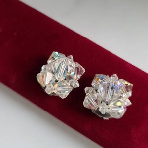 Vintage Rhinestone Clip-on Earrings