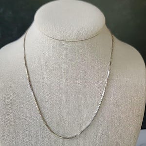 Italy 925 Sterling Silver Chain Necklace Vintage