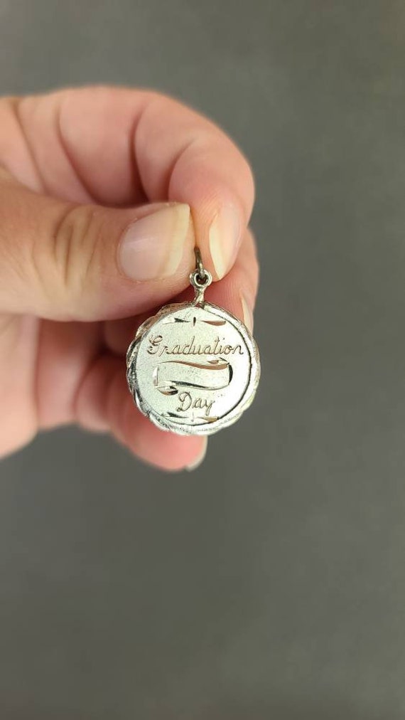 Sterling Graduation Charm - image 4