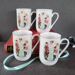 Norman Rockwell Mug The First Day of School 1986 Mugs