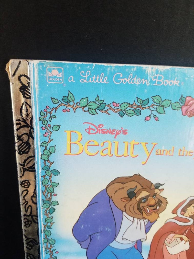 Beauty and the Beast Little Golden Book | Etsy