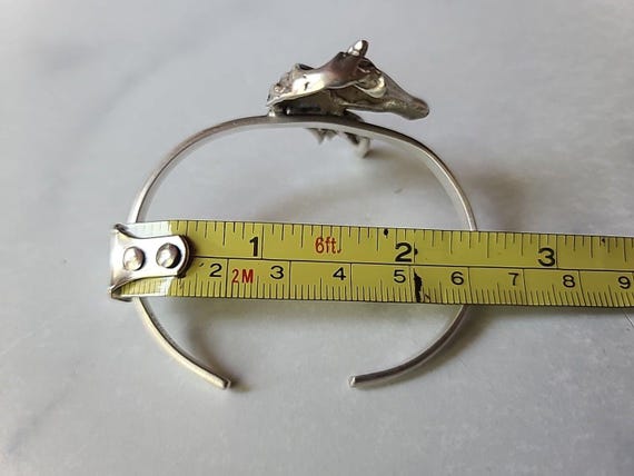 925 Sterling Silver Horse Cuff Bracelet Vintage Mexico - Etsy New