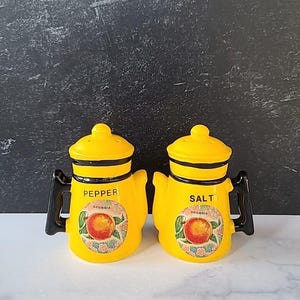 Vintage Georgia Salt And Pepper Shakers