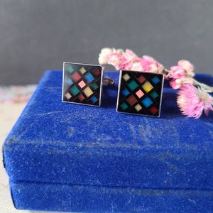 GFMW Geometric Sterling Cufflinks