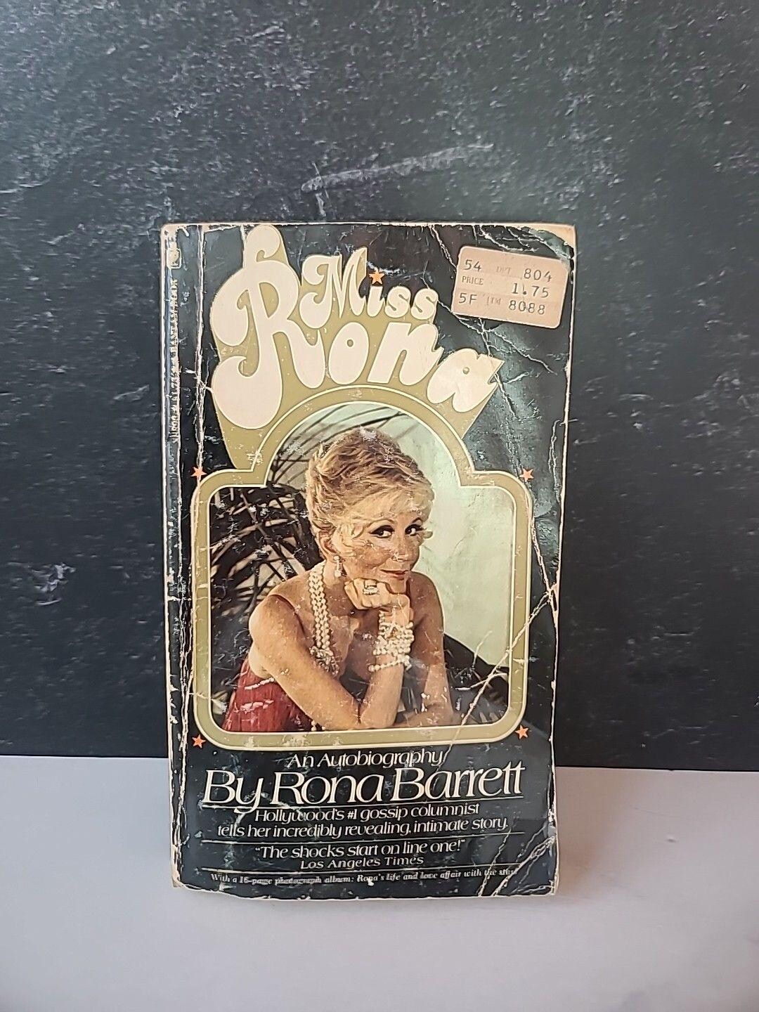 Miss Rona Miss Rona an Autobiography by Rona Barrett Paperback - Etsy