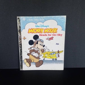Walt Disney&#39;s Mickey Mouse Heads For The Sky, A Little Golden Book