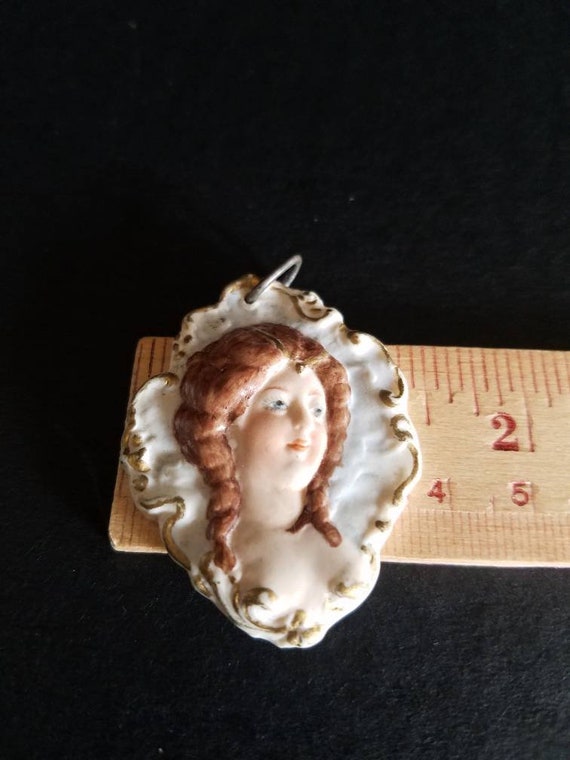 Handmade Vintage Victorian Style Pendant - image 6