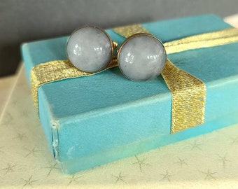 Swank Gray Cabochon Cufflinks