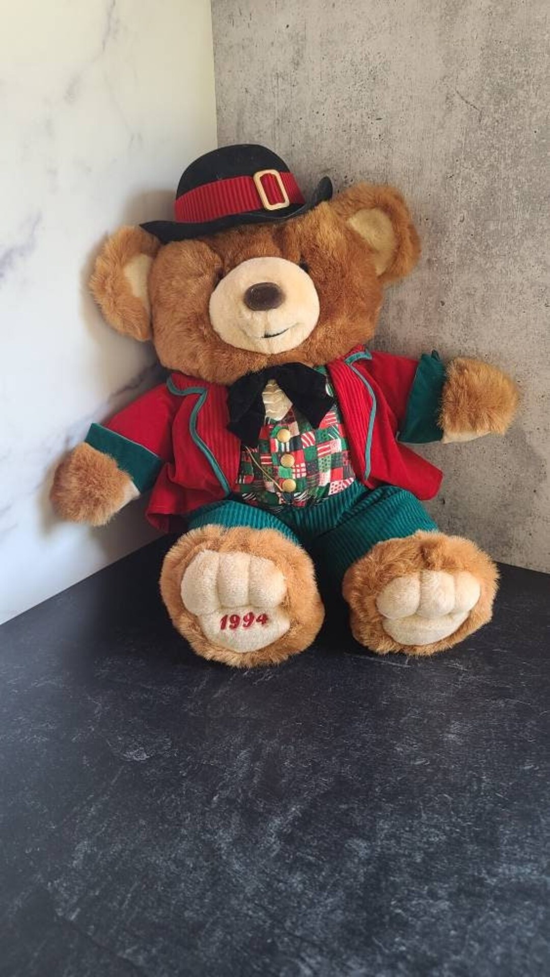 Kmart Christmas Lane 1994 Bear Etsy