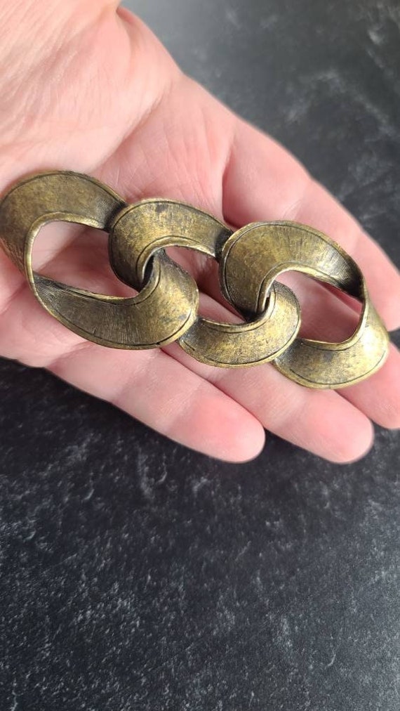 Vintage Three Loop Brooch - image 1
