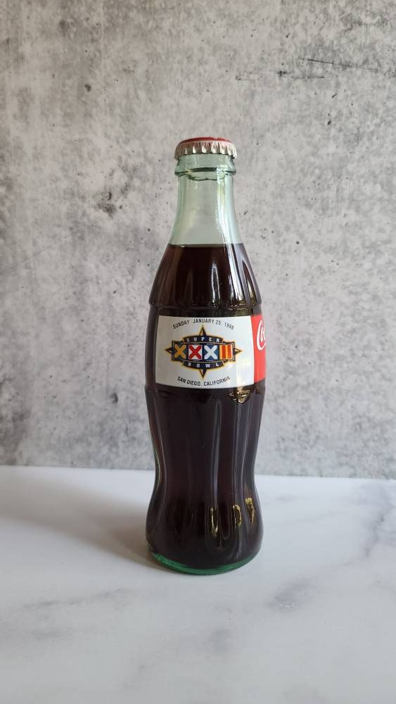 Super Bowl XXXII 1998 Coca-cola Bottle - Etsy