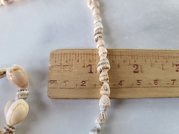 Vintage Beaded Shell Necklace - image 9
