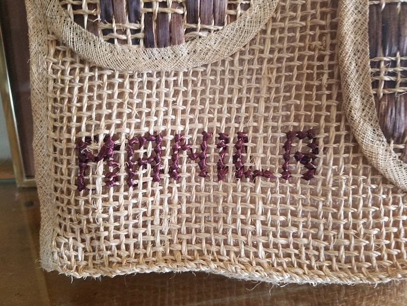 Boho Vintage Woven Souvenir Bag Manila
