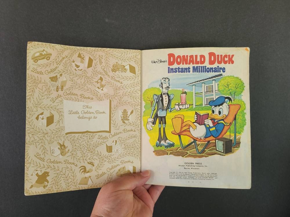 ウォルト・ディズニーのドナルドダックのインスタント・ミリオネア