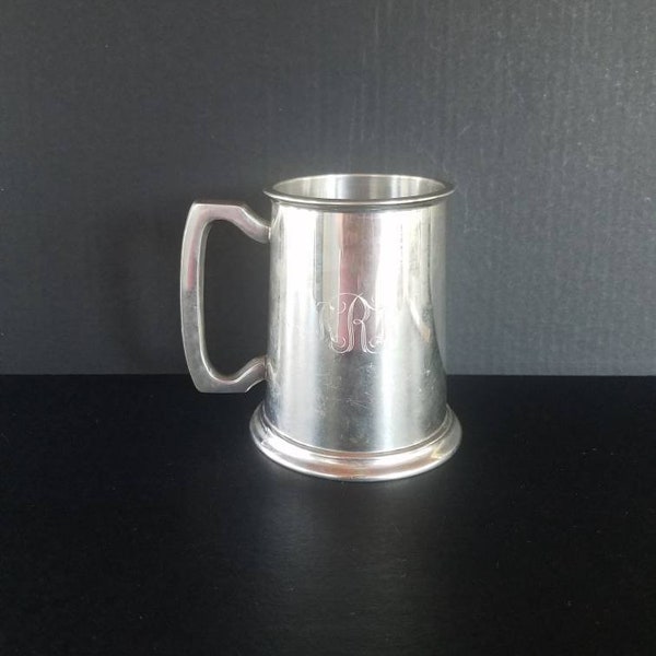 Beer Stein, Silver Beer Stein, Gifts for Him