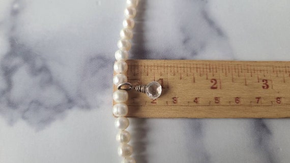 925 Pearl Crystal Bracelet - image 9