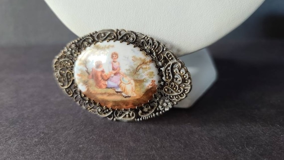 Couple brooch sale