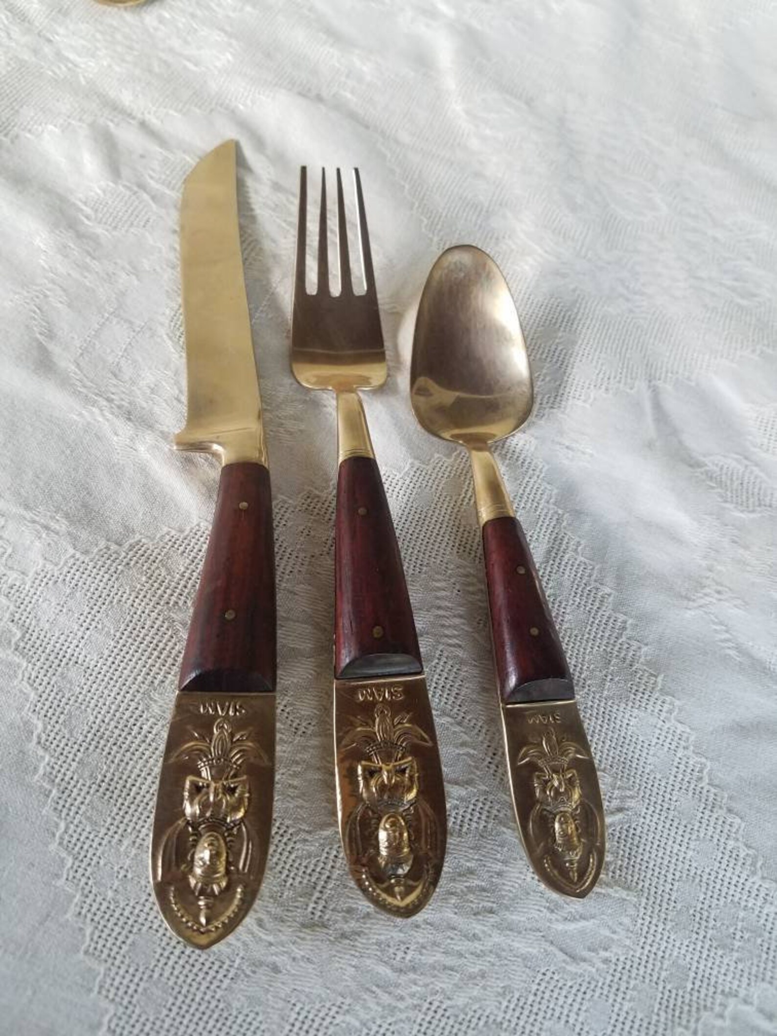 Siam Silverware Set Etsy