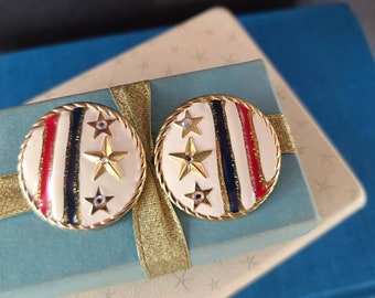 Vintage USA Pierced Earrings