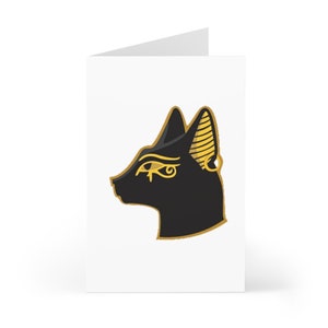 Bastet wenskaarten (7 pc's)