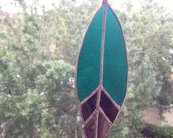 Pluma de vidrio manchado