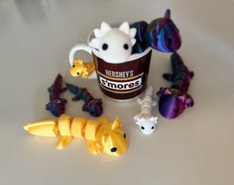 3D Printed Flexible Axolotls