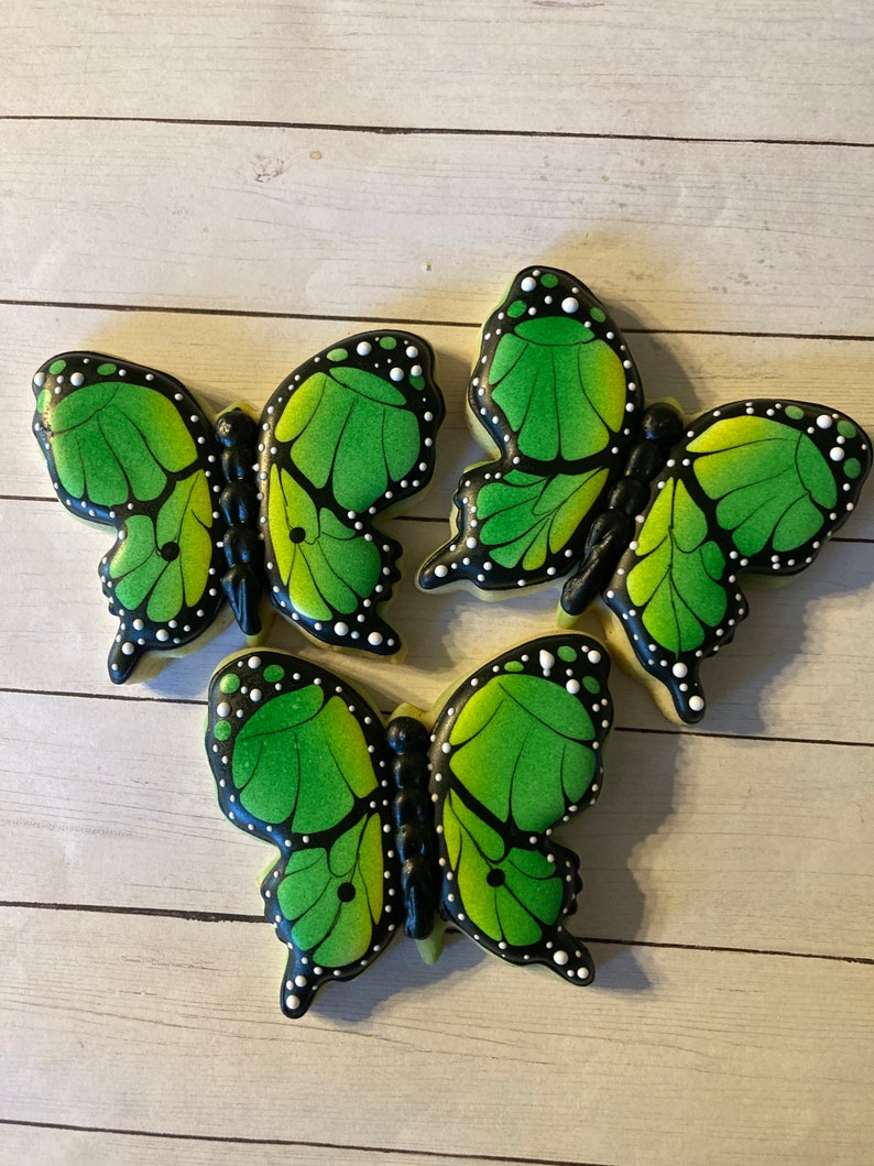 Butterfly Cookies/Hand Painted Cookies/ image 3