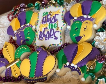 mardi gras cookie cutters