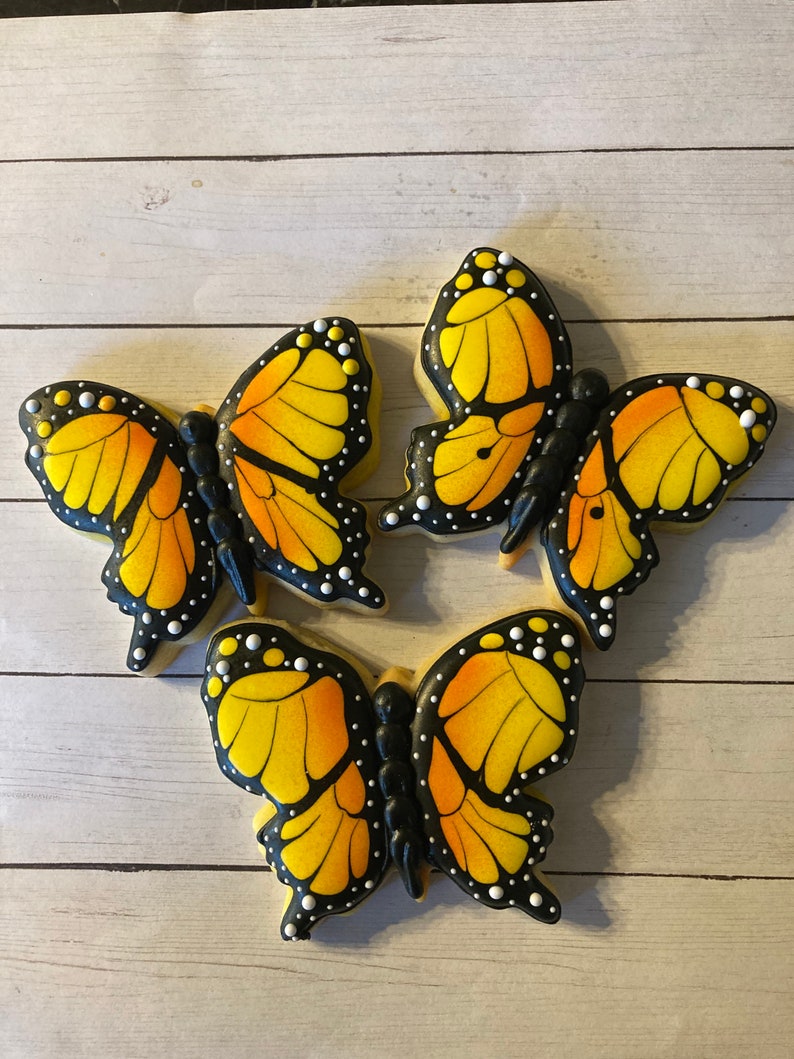 Butterfly Cookies/Hand Painted Cookies/ image 7