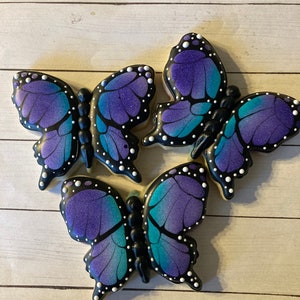 Butterfly Cookies/Hand Painted Cookies/ image 5