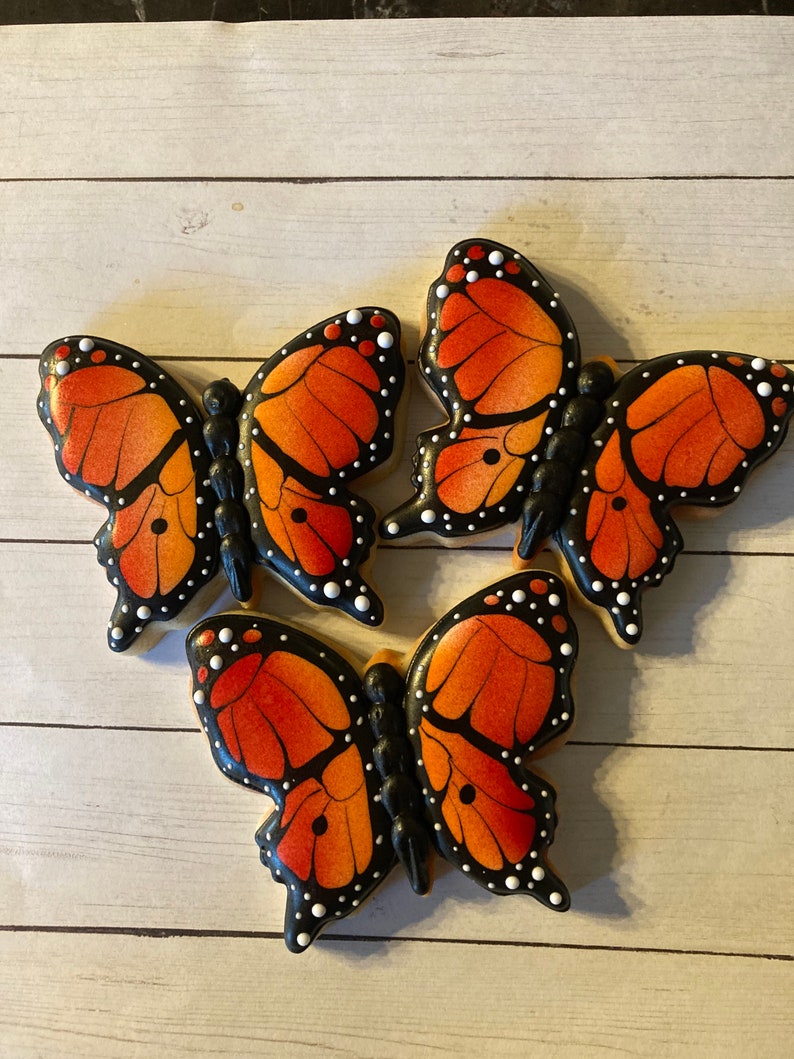 Butterfly Cookies/Hand Painted Cookies/ image 6