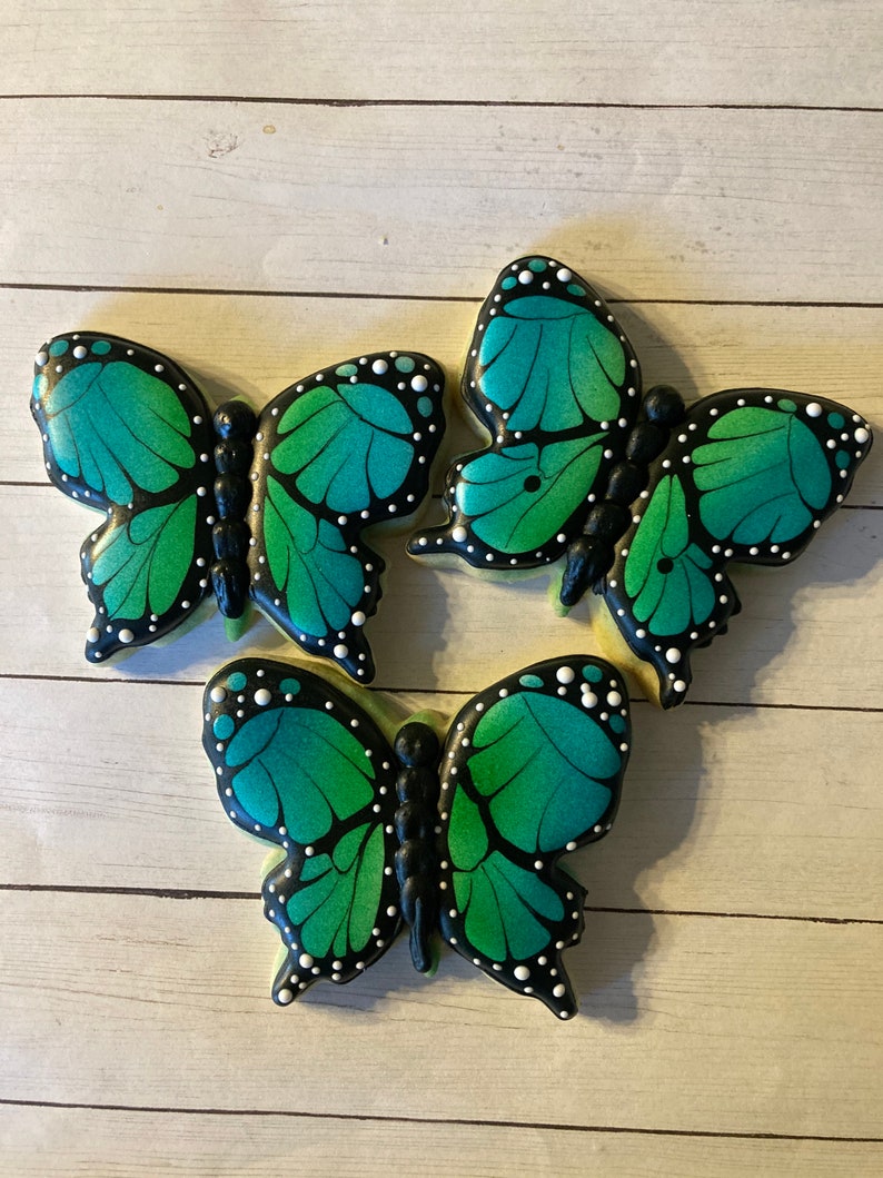 Butterfly Cookies/Hand Painted Cookies/ image 4