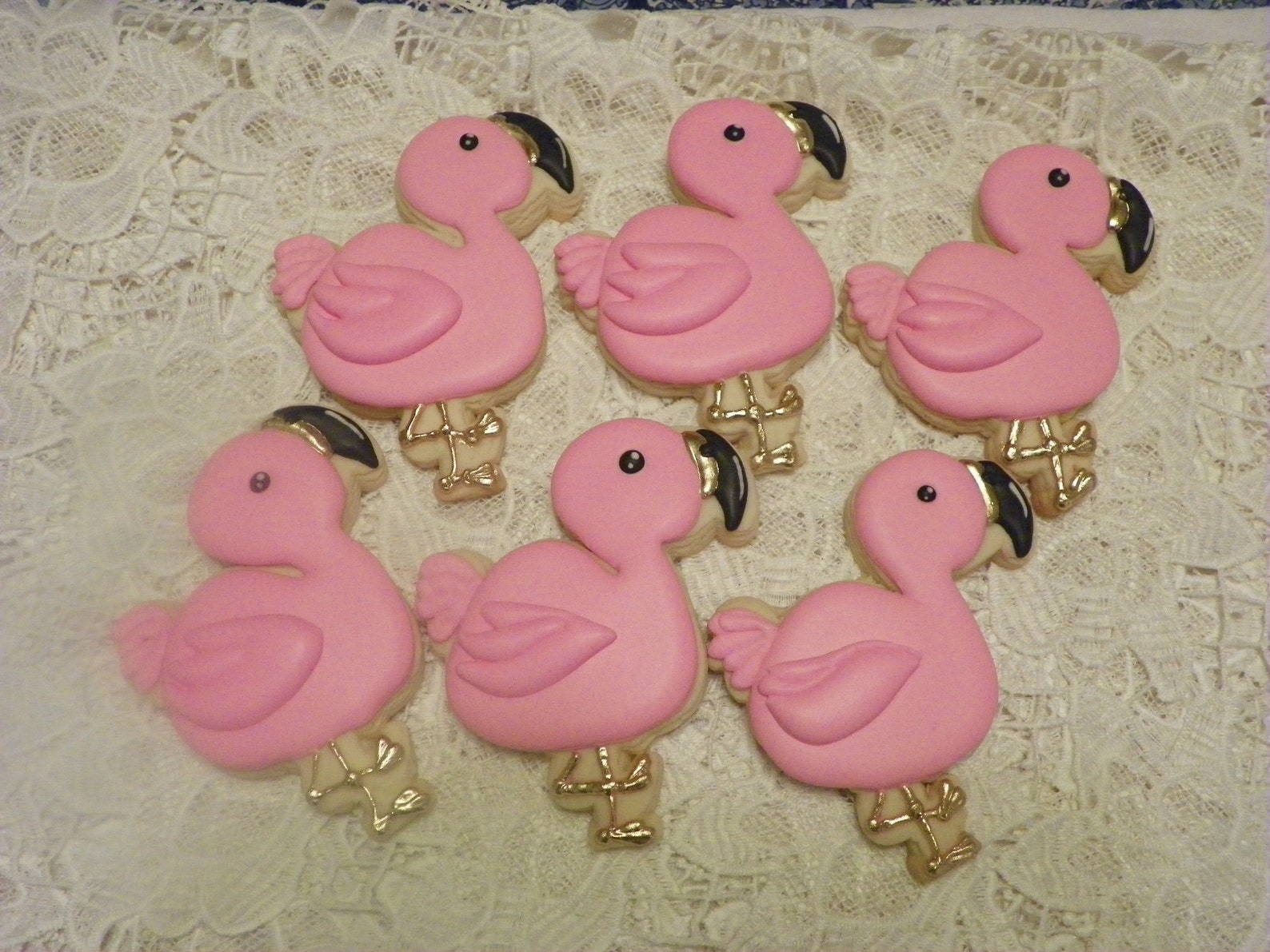 Flamingo Sugar Cookies/flamingo Cookies/flamingo Favors Etsy