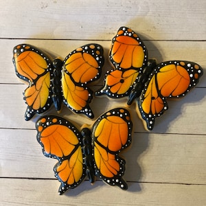 Butterfly Cookies/Hand Painted Cookies/ image 2
