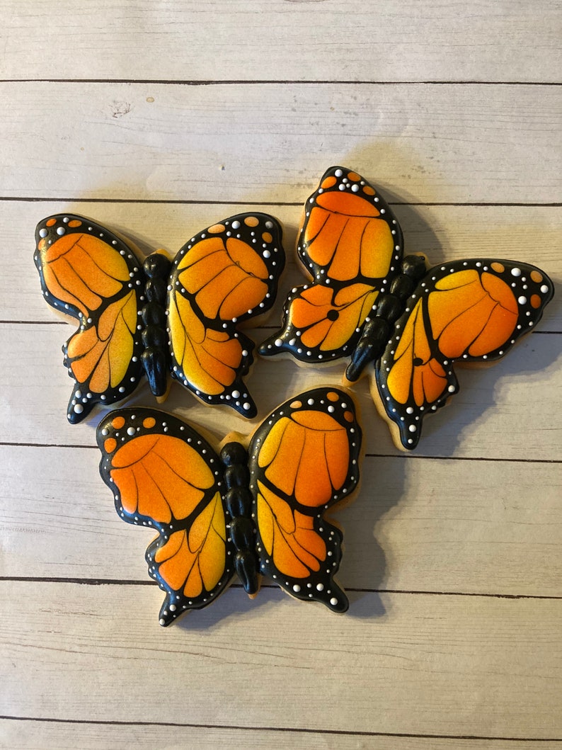 Butterfly Cookies/Hand Painted Cookies/ image 2