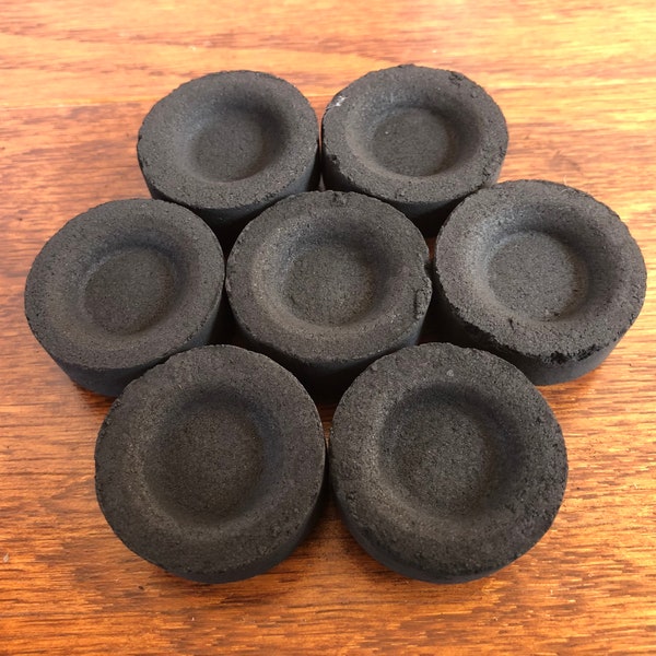 Charcoal Rounds ~ One Pack of 10 ~ Charcoal Discs, Charcoal Tablets, Resin, Granular Incense, Smudging Charcoal, Raw Incense, Smudge